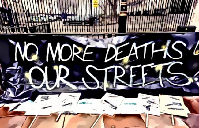 Enough is Enough: #NoMoreDeathsOn OurStreets Vigil 15/3 6pm