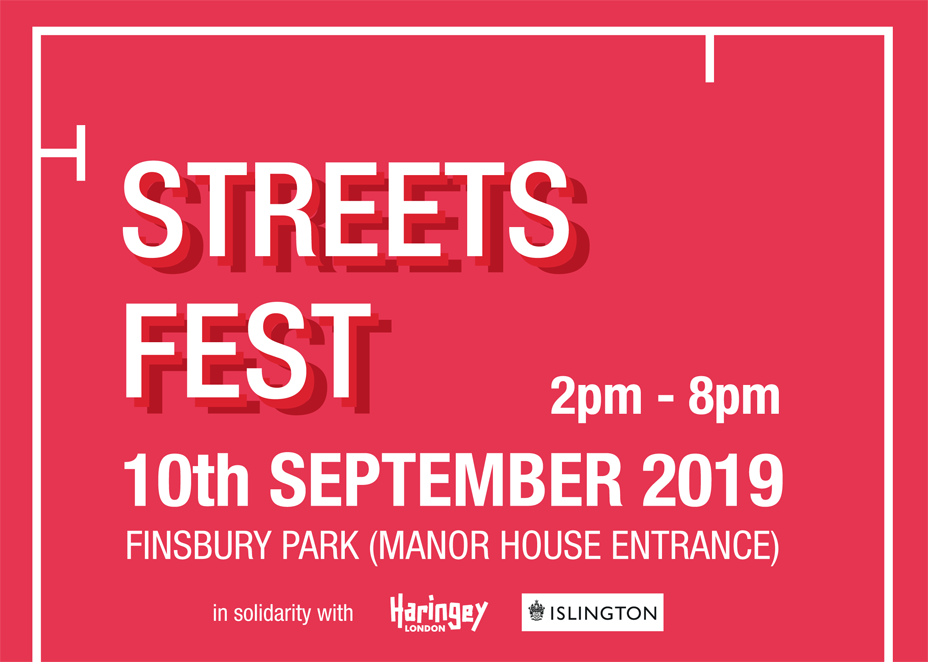 #StreetsFest – Health & Wellbeing event on Tuesday 10 September